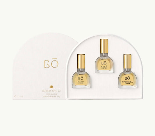 House of BŌ Discovery Travel Set – Tesoro Collection (Casa Blanca, Ave María, Xuxú) 3x10ml