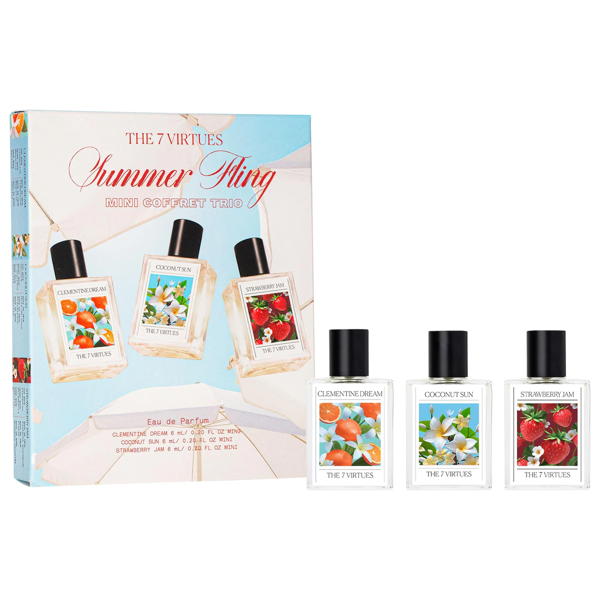 Summer Mini Set – Strawberry Jam, Coconut Sun, Clementine Dream